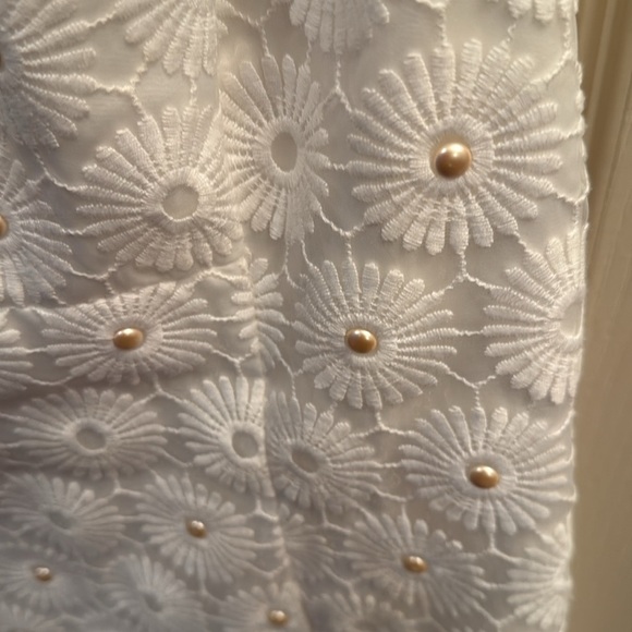 Lilly Pulitzer Nicci Resort Pinwheel Organza Dress White Womens 2 - Picture 5 of 6